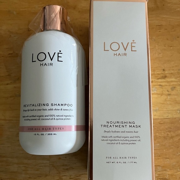 BUNDLE of LOVE revitalizing shampoo (12 oz) & nourishing treatment mask (6 oz) - Picture 1 of 3
